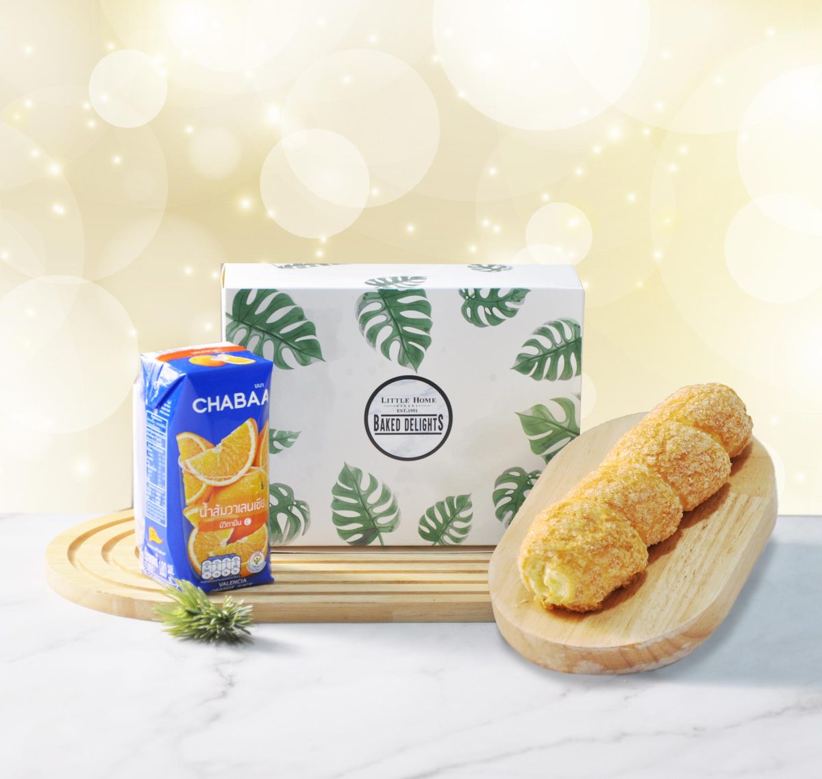 ครีมโคน+น้ำผลไม้